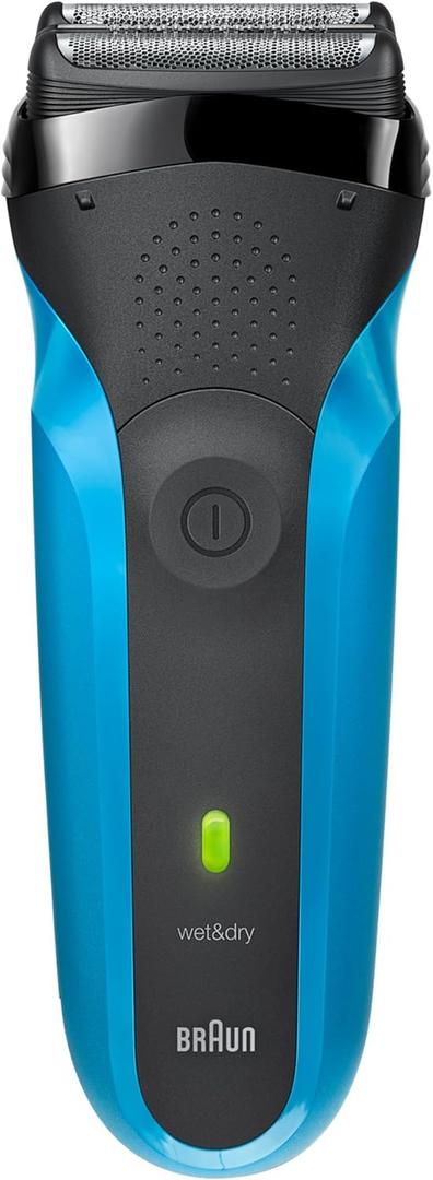 Braun Electric Razor for Men / Electric Shaver, Series 3 310s, Rechargeable, Wet & Dry, Blue