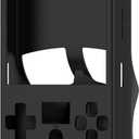 Disscool Case Cover Compatible with R36 Max Handheld Game Console Soft Anti Drop Silicone Replacement Protective Cases for Men and Women(Black)