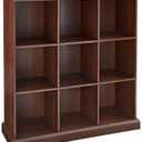 ClosetMaid 14954 Premium (9) Cube Decorative Organizer, 12.52-Inch D x 39.09-Inch H x 37.44-Inch W, Mahogany