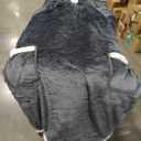 Wearable Heated Blanket Heated Shawl, Electric Throw Blanket with Zipper Design, Hood, Heated Hoodie Blanket with 8 Heat Levels, 1-10H Auto-Off Time Settings, Gift for Family, Friends, 60 * 50"