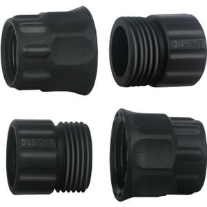 DUSICHIN Garden Hose Connector Pressure Washer Gun to Water Garden Hose Adapter, 3/4 INCHES GHT Male And Female to Power Washer Wand Handle M22 Female Fitting 3/4" GHT To M22 Joint DUS2623