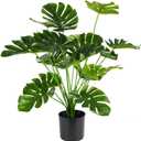 Toopify 28" Fake Plants Large Artificial Floor Faux Plants Indoor Tall for Home Office Living Room Outdoor Decor