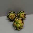 Notakia 4Pcs Green Large Faux Artichokes for Decoration Bowl Fillers Fake Fruit Artificial Artichokes that Look Real Realistic Fake Vegetable Decor for Home Kitchen Table Party Centerpiece