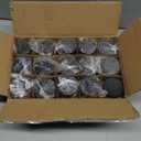 1oz Glass Jar with Lid, Hoa Kinh 30Pack Clear Round Containers Cosmetic Jars with Inner Liners and Black Lids Travel Jars for Storing Lip and Body Scrub, Lotion, Body Butter, Bath Salts, Liquid