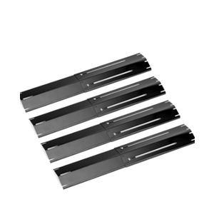 Universal Heat Plate Shield Replacement for Brinkmann, Charbroil, Nexgrill, Backyard,Expert Grill,4 Pack BBQ Heat Tent for Grills,Adjustable Heat Tent,Flavorizer Bar, Extends from 11.7" up to 21" L