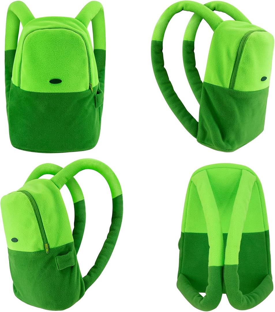 DAZCOS Green Medium Backpack Unisex Cosplay Costume Accessories Bag for Adult Everday Use Party (Green)