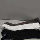 Women's knee-high socks, Brown, White, Black