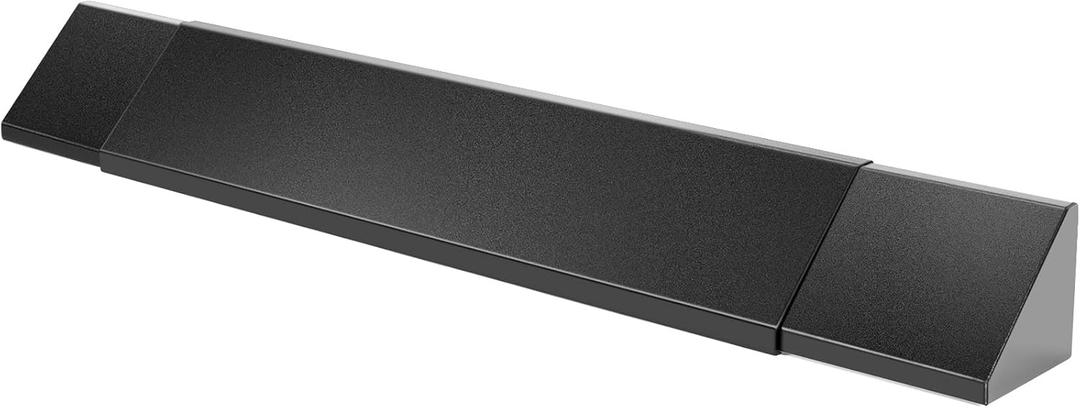 Adjustable Fireplace Hood & Heat Deflector  28 to 48 Inch Fireplaces Hood Heat Smoke Guard Shield Mantel Protects from Heat Damage (Black)