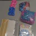 Winrayk Baby Gender Reveal Party Favors Supplies Ideas, Team Boy or Girl Pins Daddy and Mommy Badge Pin Silicone Bracelet Photo Prop Necklace, 104 Baby Shower Favors Pink Blue Gender Reveal Decor Game