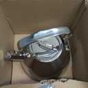 All-Clad Specialty Stainless Steel Tea Kettle 2 Quart Induction Pots and Pans, Cookware Silver