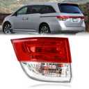 Tail Light Outer Compatible with Honda Odyssey 2014-2017 Rear Taillight Assembly Left Driver Side Brake Lamp Replace HO2804104