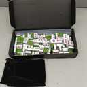 Mini Chinese Mahjong Set - 144pcs Traditional Travel Game with Case, Portable Small Mahjong for Beginners - Travel Mahjong Set (0.94 0.67 0.47)