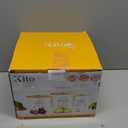 Canister Sets for Kitchen Counter with Wooden Bamboo Lids, Kitchen Canisters for Countertop, Stackable Steel Farmhouse Canisters for Potato Storage, Onion and Potato Storage Bins - Cream