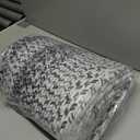 RUGSREAL 2x6 Runner Rug Braided Print Hallway Runner Rug Boho Rug Machine Washable Throw Floor Cover Non Slip Moroccan Carpet for Kitchen Farmhouse Rustic Runner for Living Room Bedroom, Grey