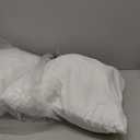 Thin Flat Slim Ultra Soft Bed Pillows Standard Size Set of 2 Pack for Sleeping, Bed Pillow for Stomach Back and Side Sleepers, Machine Washable 20x26 inches