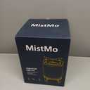 Mistmo Tabletop Fire Pit with Pan Stand, Portable Stainless Steel Firepit Stove for Camping, Burns Pellets or Wood, Includes Travel Bag, Silver