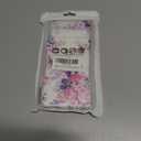 Sidande for Pixel 8 Pro Case, Google 8Pro Case with Tempered Glass Screen Protector, Full Body Clear Floral TPU Slim Phone Protective Armor Cover for Google Pixel 8 Pro Rose Flower