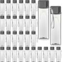 Mifoci 30 Pcs Water Bottle Bulk 17 oz Plastic Sports Water Bottles for Kids Adults Reusable Leak Proof Portable Drink Container Large for School Classroom Travel Camping Fitness Office(Grey)