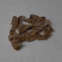 MEEDEE Camel Velvet Ribbon - 3 Inch Fringe, Raw Edge, Silk Velvet for Wreaths, Flower Bouquets, Photography, Dress Sash, Baby Showers, Wedding Decor (3 Yards)