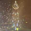 Crystal Suncatcher, Suncatchers for Windows Hanging Indoor Outdoor Prism Rainbow Maker Home Garden Decor for Thanks Giving Valentines's and Mother's Day