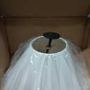 Aspen Creative 32206A Hardback Empire Spider Lamp Shade in White, 6" Top x 19" Bottom x 12" Slant Height