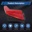 WFLNHB Right Side Tail Light Assembly Replacement for 2017-2019 XT5 Passenger Side Rear Brake Lamp GM2805125