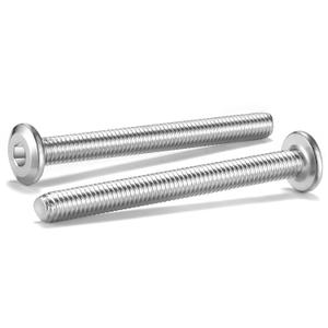 M6 x 65mm 10Pcs Flat Head Hex Socket Cap Screws Bolts, 304 Stainless Steel 18-8, Partially Threaded by SG TZH (with Hex Spanner)