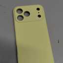 Vooii Magnetic for iPhone 17 Pro Max Case, Compatible with Magsafe (Premium Liquid Silicone) (Integrated Camera Control Button) Full Body Protective Anti-Scratch Microfiber Lining, Creamy Yellow