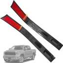 75553-0C030 75554-0C030 Roof Drip Molding Compatible with Toyota Tundra Crewmax 2007-2021 4 Full Doors (NOT FIT for Double CAB), Roof Drip Molding Rear Exterior Left & Right Side