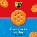 2 x RITZ Fresh Stacks Everything Crackers, Travel Snacks, 11.8 oz (8 Multi Snack Packs) (EXP 08/07/26)