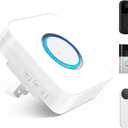3 in 1 Wireless Doorbell Chime, Compatible with Ring & Blink & Google Nest Video Doorbell, Plug & Play, 2.4G WiFi, 5 Volumes, 32 Chimes, LED Indicators, for Store/Home/Office, 1 Pack