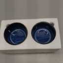 UNICASA Ramekin Set of 2, UNICASA 8 oz Creme Brulee Ramekins, Oven Safe Baking Set for Custard, Pudding, Souffle Cups, Reactive Blue