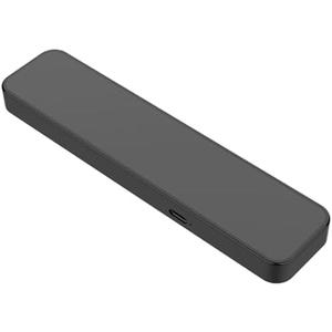 Pillow Speaker Bone Conduction Stereo Bluetooth Wireless Music Sleep Headphones Portable White Noise Machine for Side Sleepers Sleep Speaker Compatible with iOS/Android/Windows (Black+Gray)