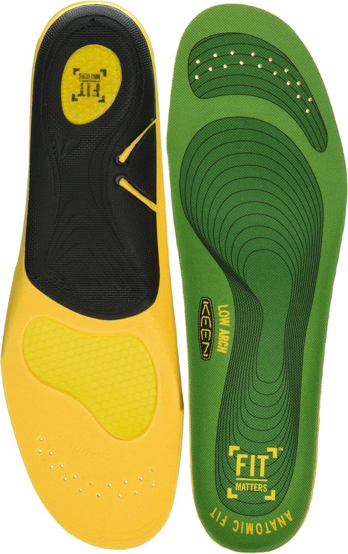 KEEN Utility Men's K-30 Gel Insole for Flat Feet with Low Arches Accessories, Green, XL Regular US