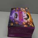 24.2ft Flickering Flame Pathway Halloween Light Decoration Outdoor, C9 String Lights Halloween Decor with Stakes, Waterproof 20 Flicker Lights for Garden, Party, Green Wire