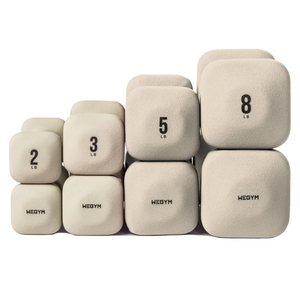 SafeGrip Dumbbells, Anti-Slip, Anti-Roll, Thick Handles, Free Weights, Square Dumbbells for Secure Workouts at Home, Weightlifting, and Personal Training
