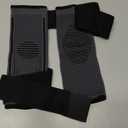 Tarpop 1 Pair Ankle Brace for Kids Compression Ankle Sleeves Adjustable Foot Support Brace Elastic Guard for Children Boys Girls Sports Running Jogging Dance Fitness Gymnastics(Black, X-Small)