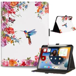 Case for iPad Pro 11 Inch with Pencil Holder, Multi Angle Viewing, Smart Protective Cover for iPad Pro 11 1st/2nd/3rd/4th Gen, Hummingbird