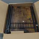 Homsorout Coffee Bar Station - Bakers Rack with Fabric Drawer, Microwave Oven Storage Stand, Bakers Rack for Coffee Stand Station, Home Kitchen Organizer, Brown