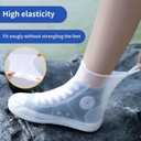 SooGree Waterproof Shoe Covers | Men No-Slip Rain Shoe Covers | Thickened Foldable Shoe Protectors, Reusable Galoshes Overshoes for Women Outdoor Cycling Camping Fishing Hiking XL