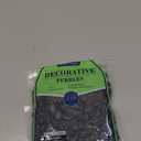 Black Small Pebbles - Decorative Gravel Rock Plant Stones,Natural Polished Stones 3/8" Succulent Gravel,Pebbles Gravel for Bamboo Plants,Succulent,Home Decor,Landscaping,Vase Fillers.1.5lbs