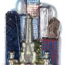 Kurt Adler 5-Inch Glass Chicago City Ornament for Christmas
