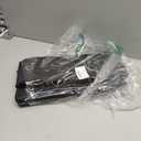 VHS Storage Box Set  2-Pack Faux Leather Cassette Tape Storage Bins  Holds 14 Clamshell Tapes Each  Stackable Vintage Media Organizer-Black