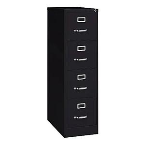 Anderson Hickeyco Office Furniture, 4 Drawer Vertical File Cabinet with Lock, Metal Filing Cabinets with 4 Drawers for Hanging Files and Letter Files, 26.5" Deep, Black Anderson Hickeyco Office Furniture, 4 Drawer Vertical File Cabinet with Lock, Metal Filing Cabinets with 4 Drawers for Hanging Files and Letter Files, 26.5" Deep, Black