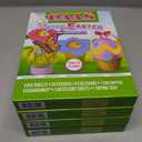 4 x PAAS Spring Into Easter Egg Decorating Kit, Easter Egg Dye Kit with Stickers & Eggarounds, Food Grade Dye, Easter Stickers, Colorful EggArounds