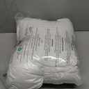 Bedsure Duvet Insert King Size - Lightweight Comforter, Quilted Cooling Duvet Insert, Down Alternative Summer Comforter with 8 Tabs, Ultra Soft, Striped, Machine Washable, King, 90x102 inches (White)