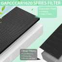 Upgraded GAPCCCAR1620 Merv16 Replacement Filter Compatible With Bryant GAPBBCAR1620-Carrier GAPCCCAR1620 GAPAAXCC1620, Purifier GAPAAXBB1620, GAPABXCC1620, GAPABXBB1620-with Size of 16" x 20" x 3-1/2"
