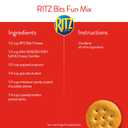 RITZ Bits Cheese Sandwich Crackers, Lunch Snacks, 10 Snack Packs (EXP 05/19/26)