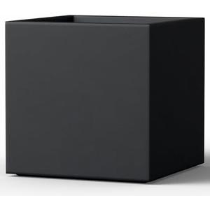 Kante 10 Inch Square Concrete Planter, Large Flower Pot with Drainage Hole for Indoor or Outdoor, Medorn Decor for Patio, Garden, Home, Black : Patio, Lawn & Garden