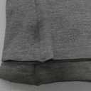 OQQ Women Pants Soft Active High Waist Crossover Flared Trousers with Pockets (X-Large, Heather Grey)